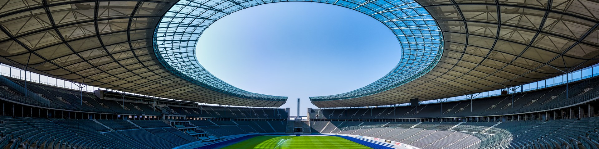 an large empty stadium 